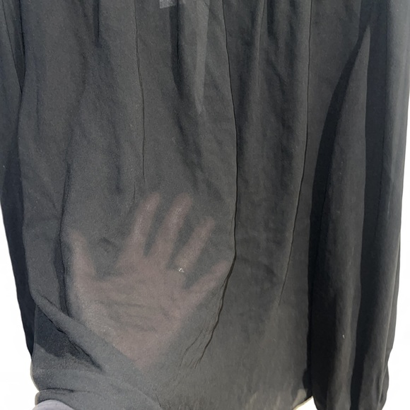 New Guess Marciano Sheer Long Sleeve Shirt Blouse S - Picture 9 of 11